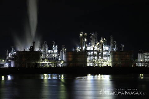 晴海臨海公園の工場夜景スポット写真（4）class=