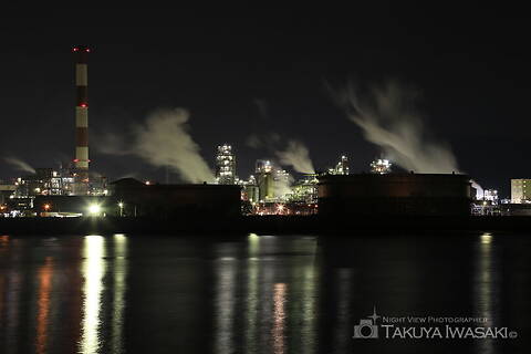 東栄3丁目の工場夜景スポット写真（3）class=