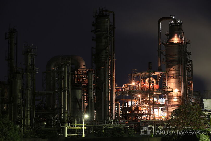 藤白の工場夜景スポット写真（3）