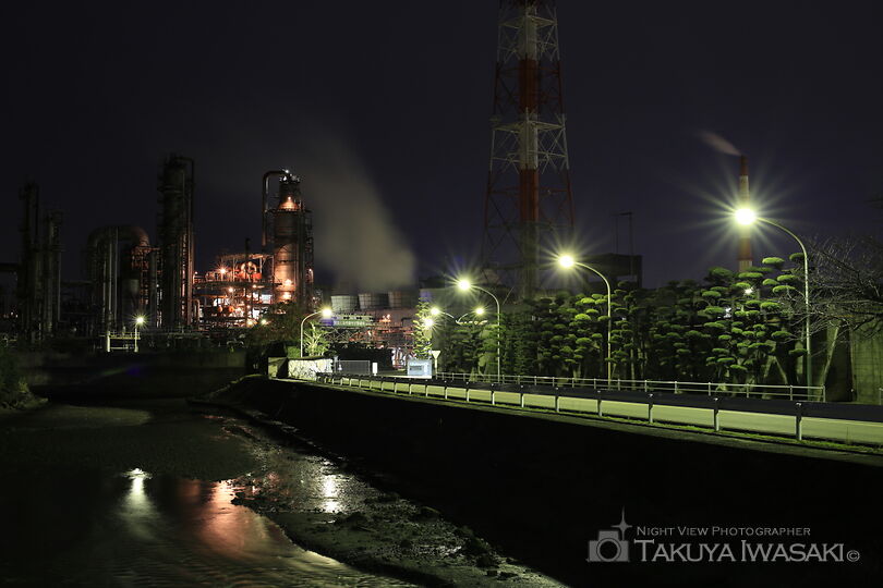 藤白の工場夜景スポット写真（4）