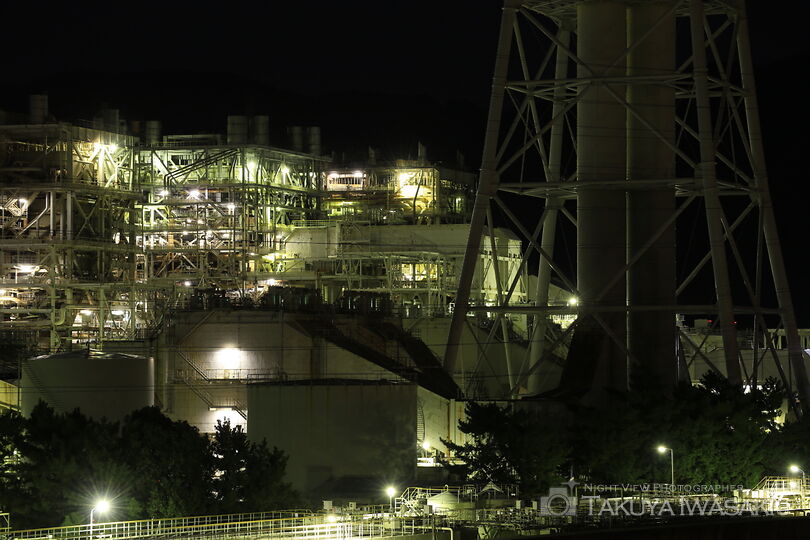 ムーンブリッジの工場夜景スポット写真（2）