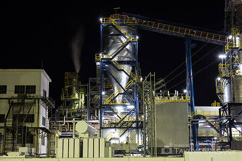 興亜工業前の工場夜景スポット写真（3）class=