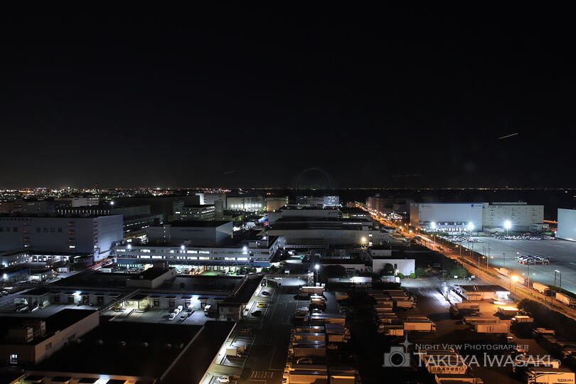 川崎マリエンの工場夜景スポット写真（4）