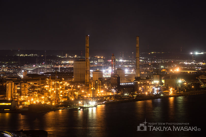 千葉ポートタワーの工場夜景スポット写真（5）