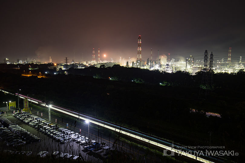 笠上山の工場夜景スポット写真（5）