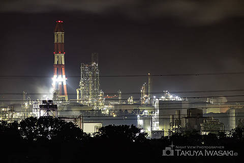 代宿北公園の工場夜景スポット写真（2）class=