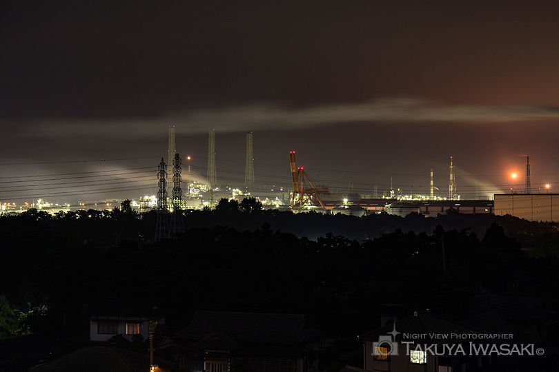 代宿北公園の工場夜景スポット写真（3）