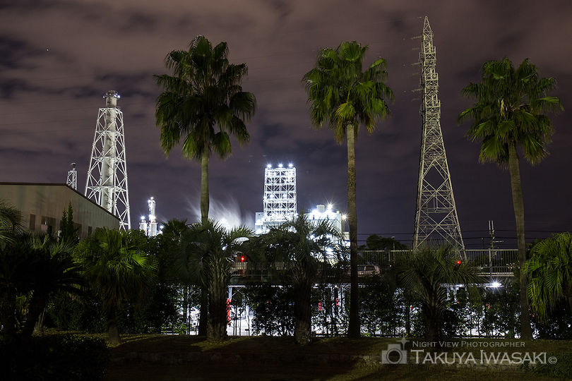 築港新町はまはこべ公園の工場夜景スポット写真（3）