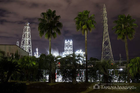 築港新町はまはこべ公園の工場夜景スポット写真（3）class=