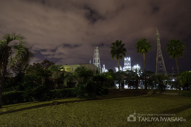 築港新町はまはこべ公園の工場夜景スポット写真（4）