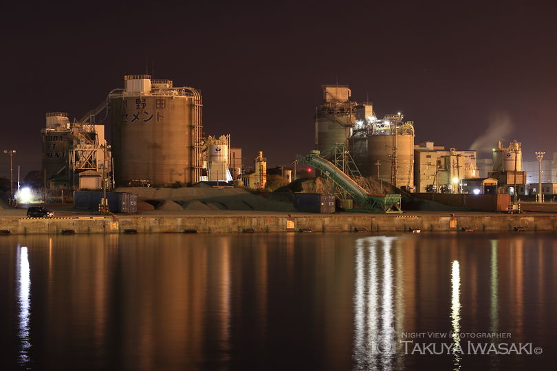 キラキラ公園の工場夜景スポット写真（1）