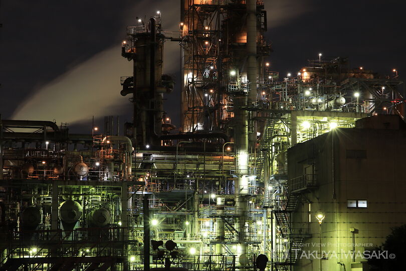 水江町の工場夜景スポット写真（2）