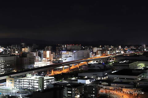 黒崎城跡の工場夜景スポット写真（4）class=