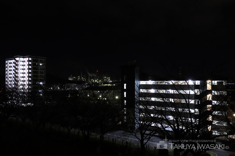 向山公園の工場夜景スポット写真（5）