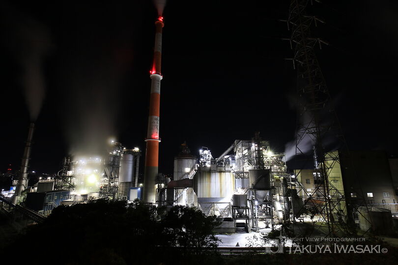 港大橋の工場夜景スポット写真（1）