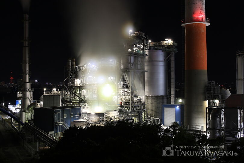 港大橋の工場夜景スポット写真（2）