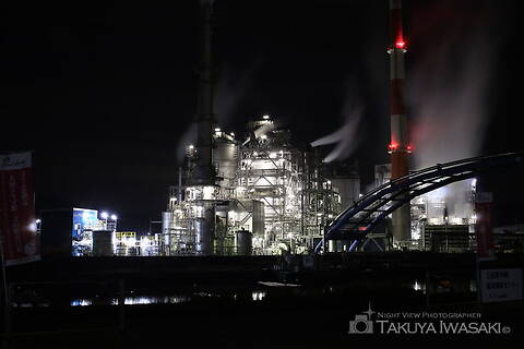 港大橋の工場夜景スポット写真（5）class=