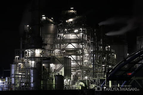 港大橋の工場夜景スポット写真（6）class=