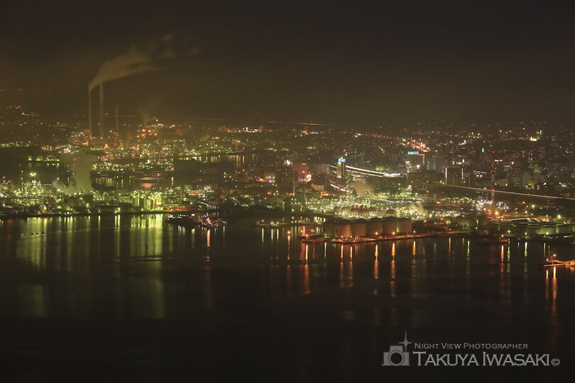 太華山の工場夜景スポット写真（3）