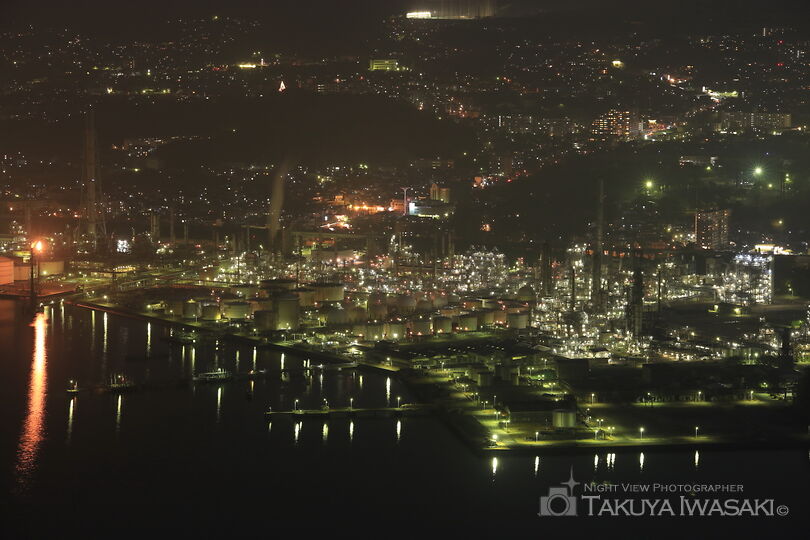 太華山の工場夜景スポット写真（4）
