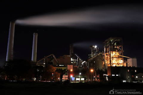 上刈の工場夜景スポット写真（1）class=