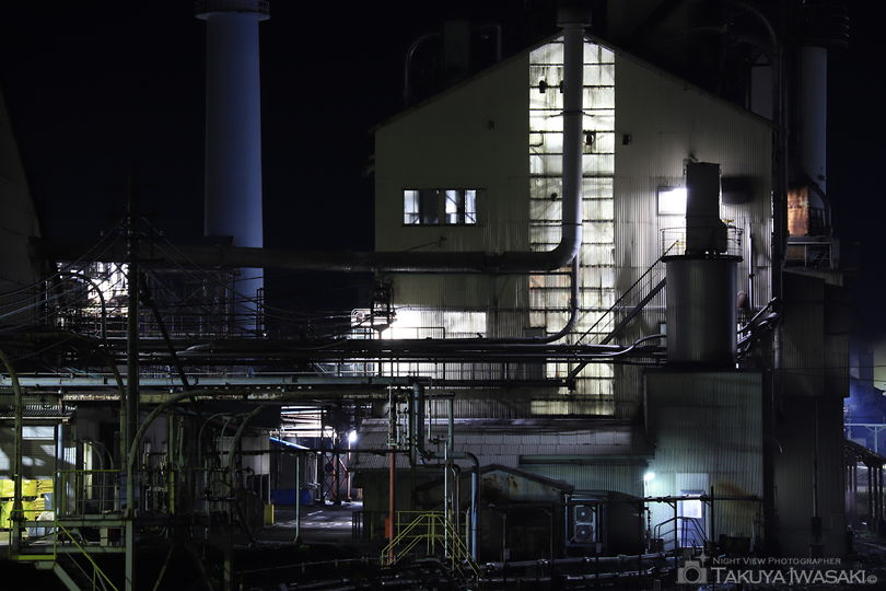 青梅　北陸新幹線下の工場夜景スポット写真（3）