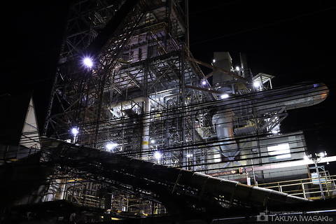 青海 黒部川電力 青海変電所付近の工場夜景スポット写真（3）class=