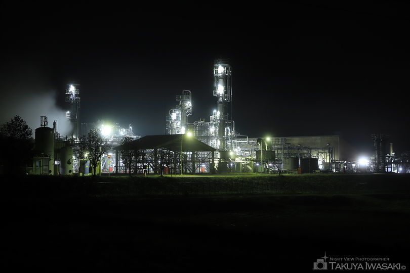 親沢町の工場夜景スポット写真（1）