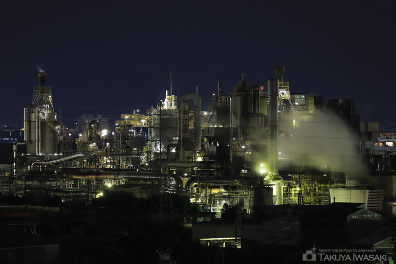 大山台公園の工場夜景スポット写真（4）