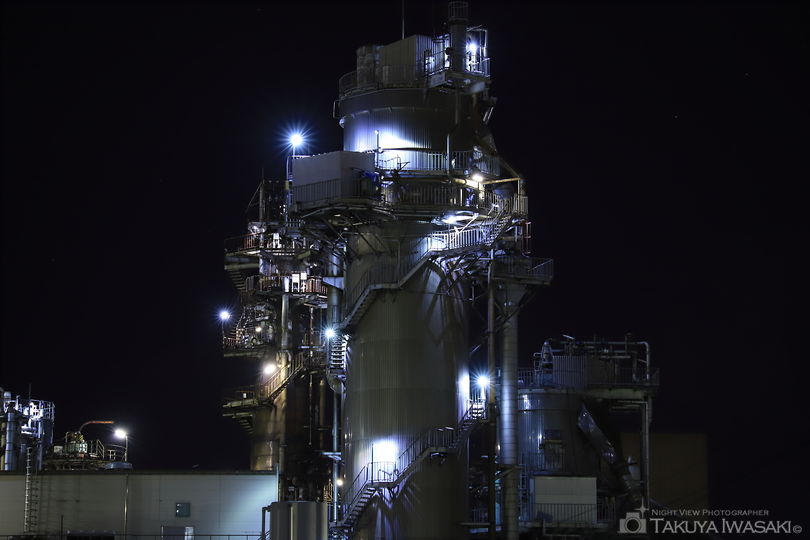 山木戸（旧７号沿い）の工場夜景スポット写真（3）