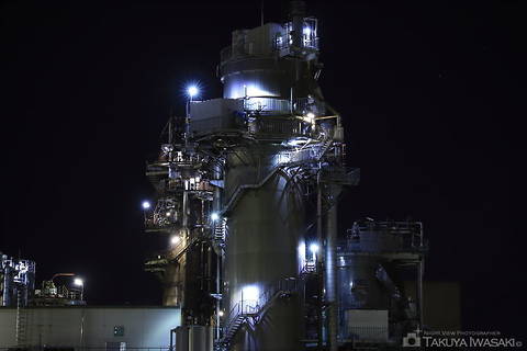 山木戸（旧７号沿い）の工場夜景スポット写真（3）class=