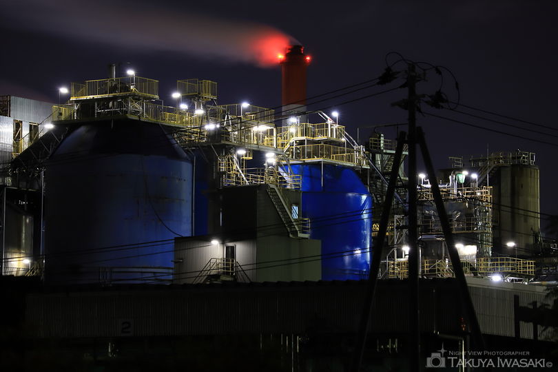 鴎橋の工場夜景スポット写真（1）