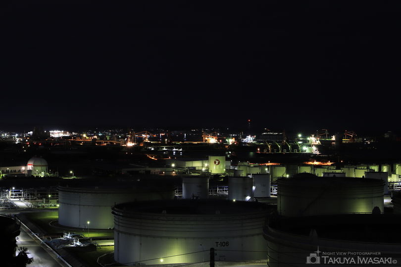 大剣公園の工場夜景スポット写真（2）