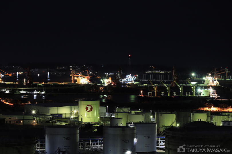 大剣公園の工場夜景スポット写真（3）