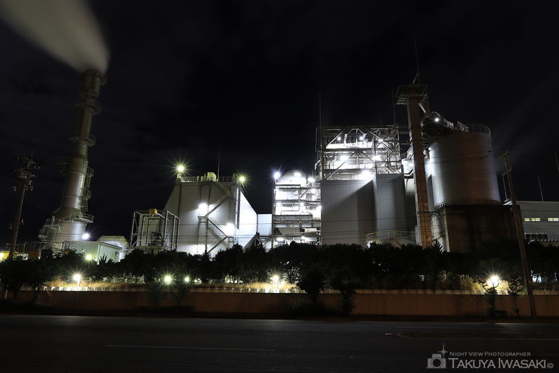 小名浜渚の工場夜景スポット写真（1）