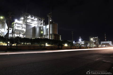 小名浜渚の工場夜景スポット写真（2）class=
