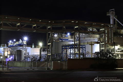 小名浜渚の工場夜景スポット写真（4）class=