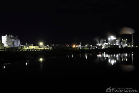 玉川橋の工場夜景スポット写真（2）class=