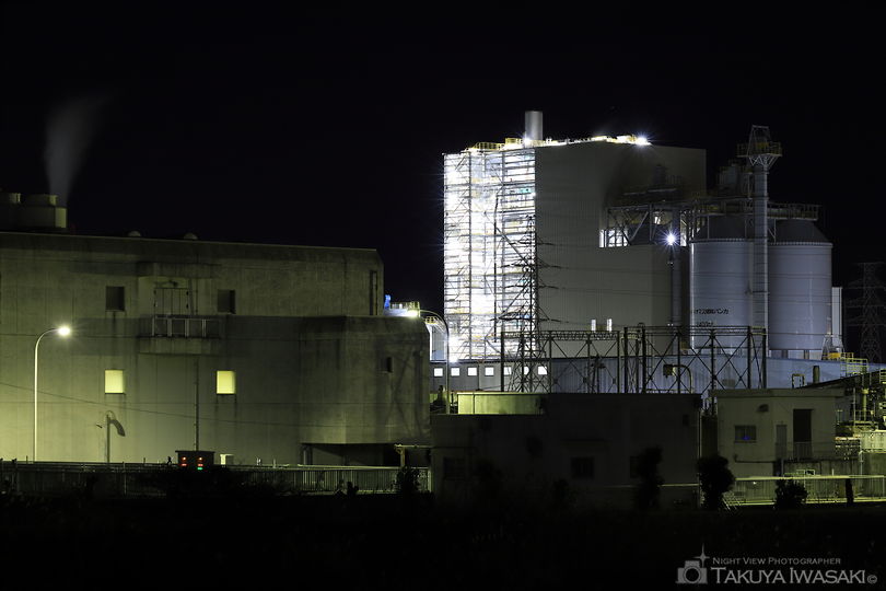玉川橋の工場夜景スポット写真（3）