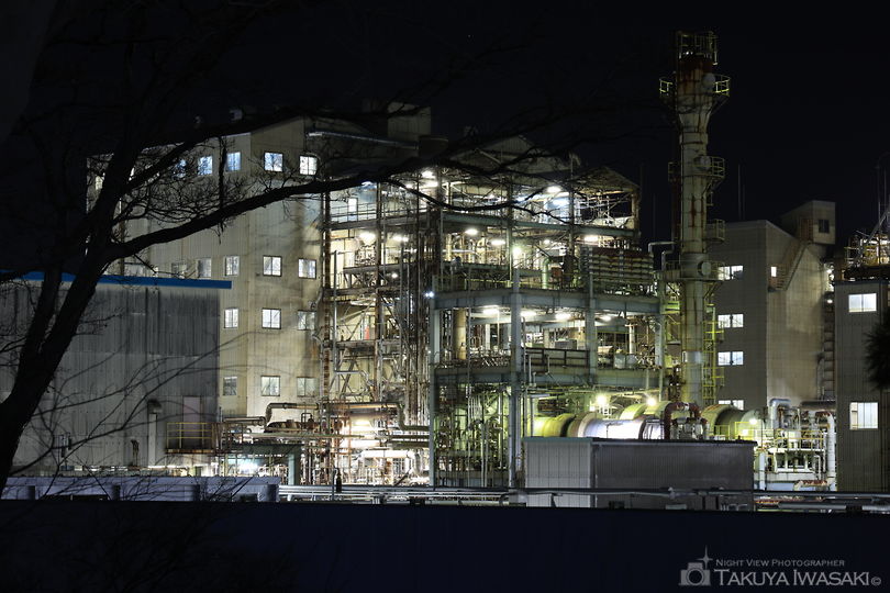 宮島の工場夜景スポット写真（3）