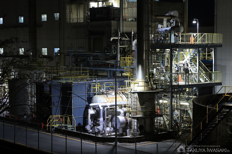 宮島の工場夜景スポット写真（5）