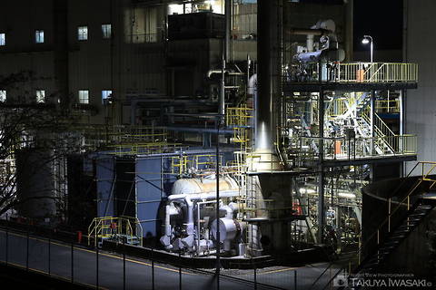 宮島の工場夜景スポット写真（5）class=