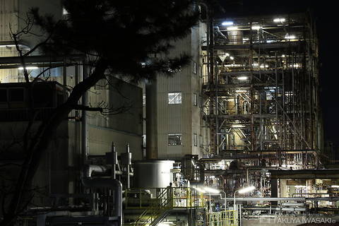 宮島の工場夜景スポット写真（6）class=