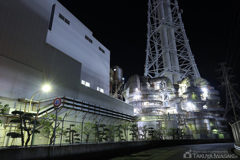 梅井の工場夜景スポット写真（1）