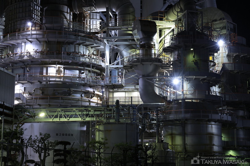 梅井の工場夜景スポット写真（2）