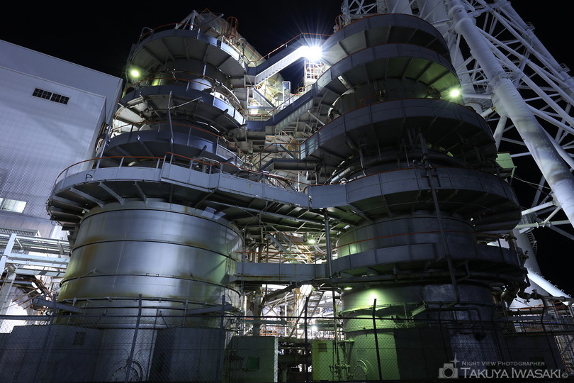 梅井の工場夜景スポット写真（3）