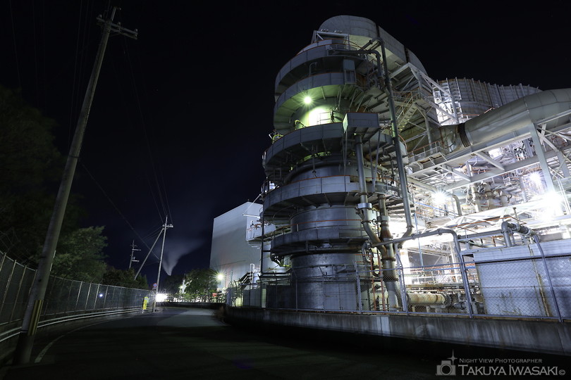 梅井の工場夜景スポット写真（5）