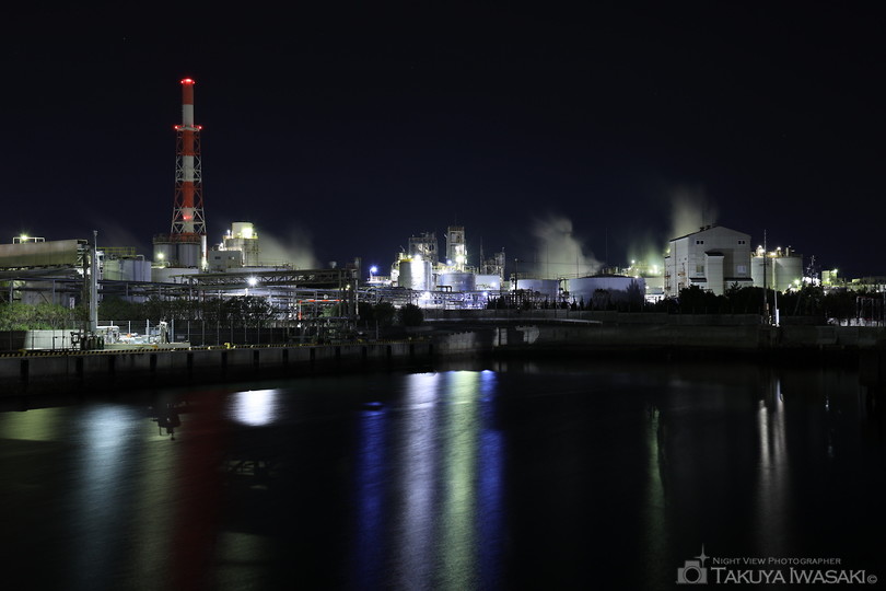 高砂町南材木町の工場夜景スポット写真（4）