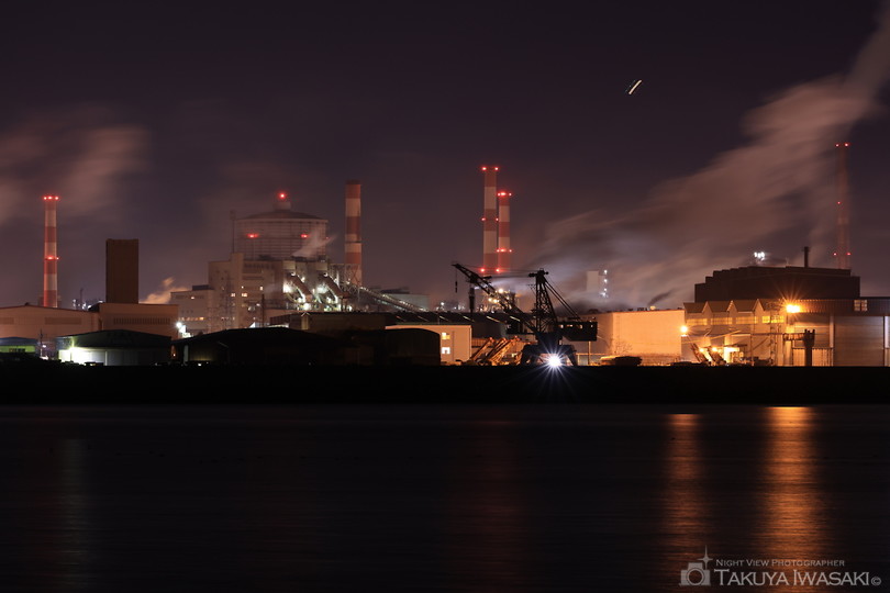 県立高砂海浜公園・向島公園の工場夜景スポット写真（1）