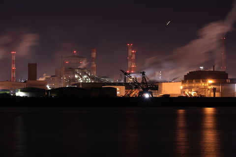 県立高砂海浜公園・向島公園の工場夜景スポット写真（1）class=